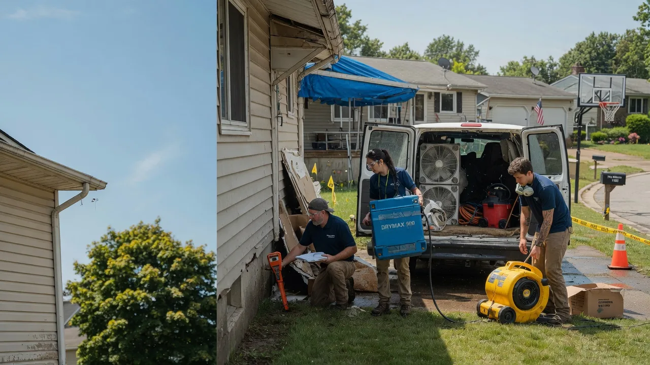 Ceiling Leak Cleanup in Wisconsin near me